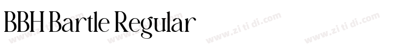 BBH Bartle Regular字体转换
